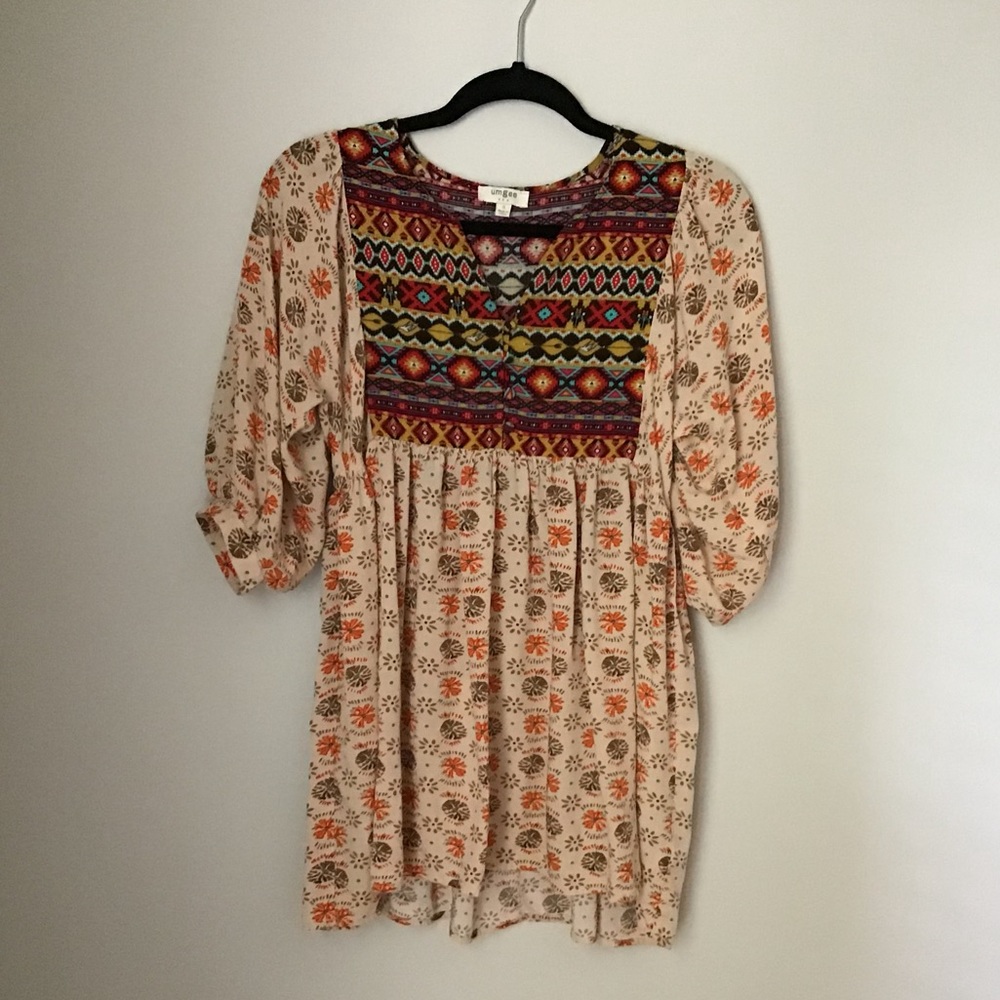 Umgee Colorful Boho Tunic